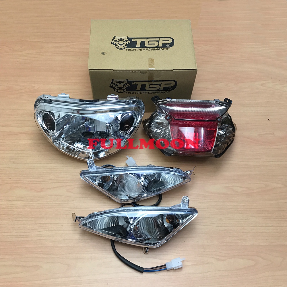 paket lengkap lampu depan mio sporty lampu sen mio sporty dan lampu stop mio sporty