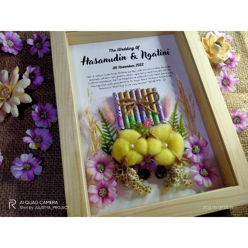 Bingkai Mahar Rustic