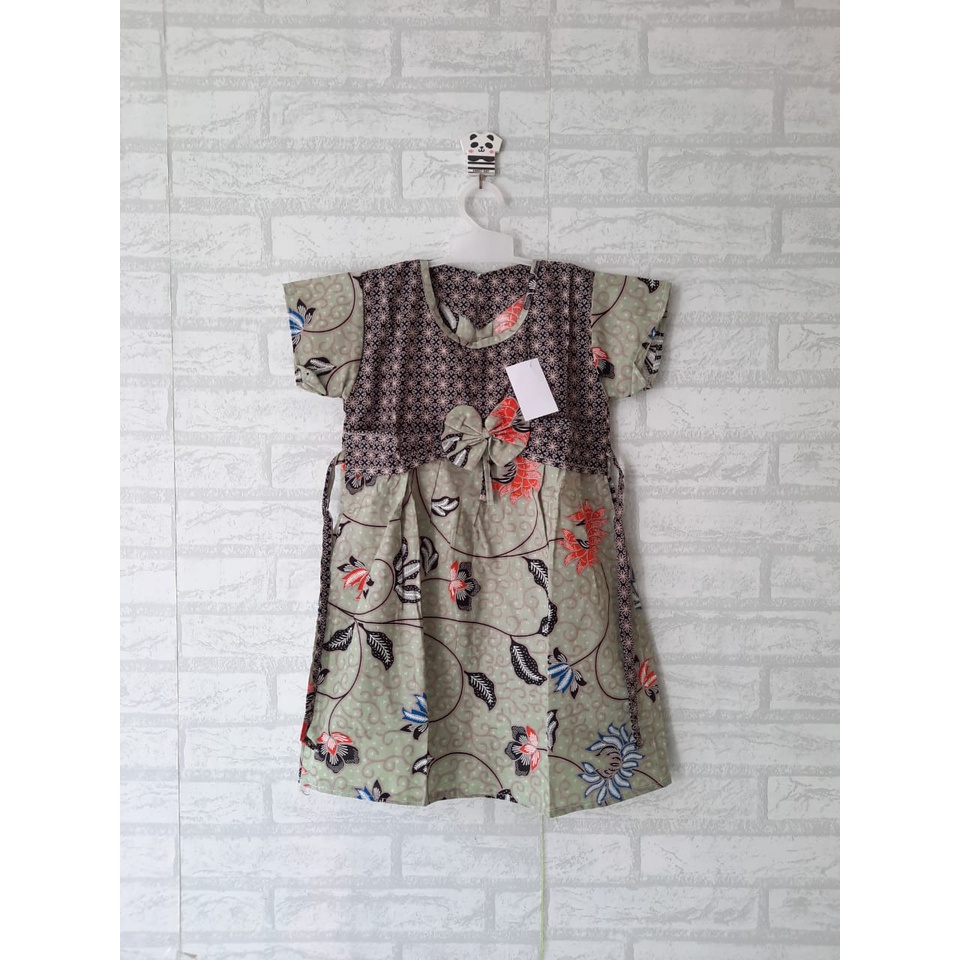 Dress batik anak size L