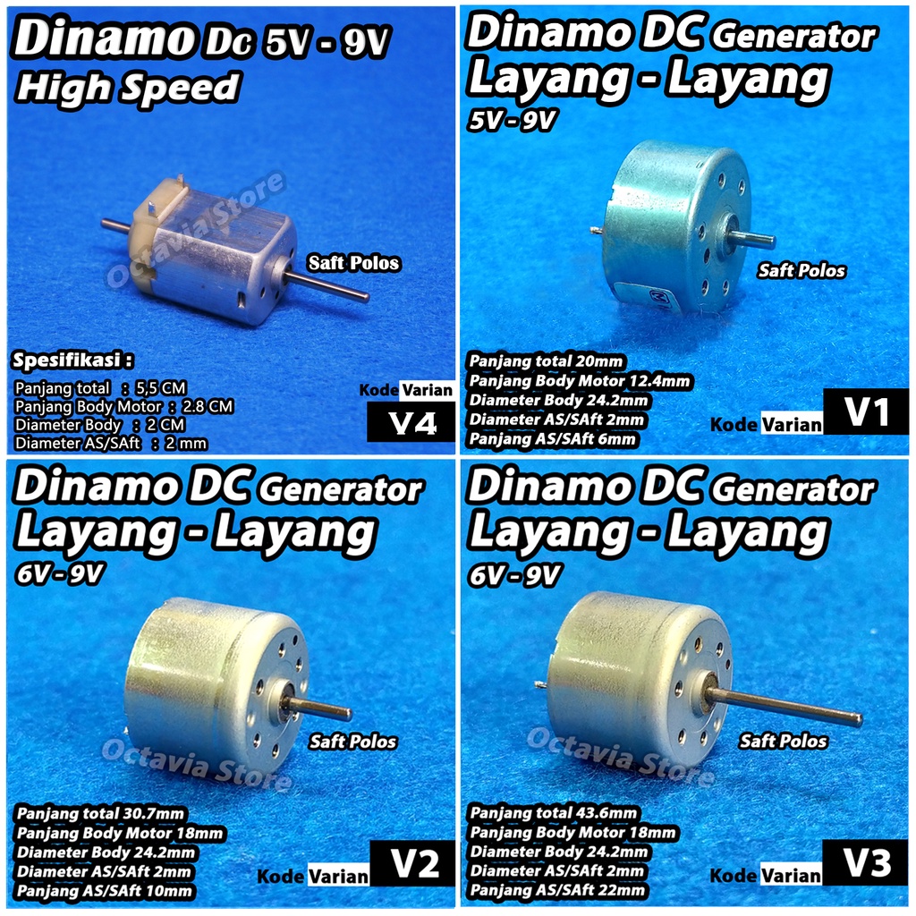 dinamo  DC generator layang-layang