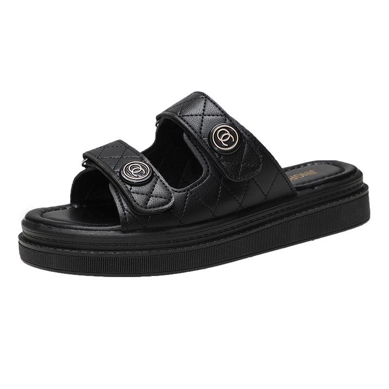 SA003 SANDAL FASHION WANITA WEDGES WANITA SLIP ON WANITA