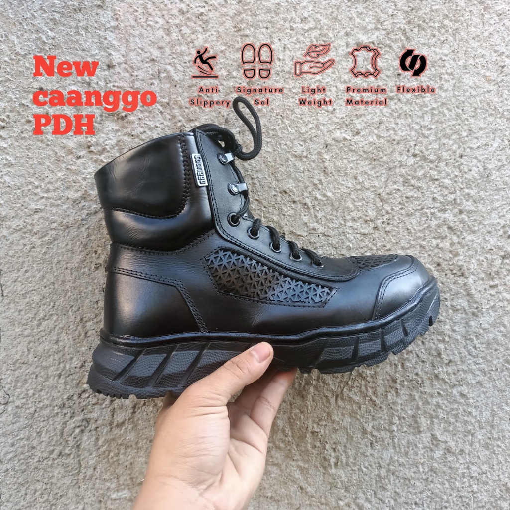 sepatu pdh libra ankle boot caanggo terbaru berkualitas premium dinas lapangan caanggo produksi