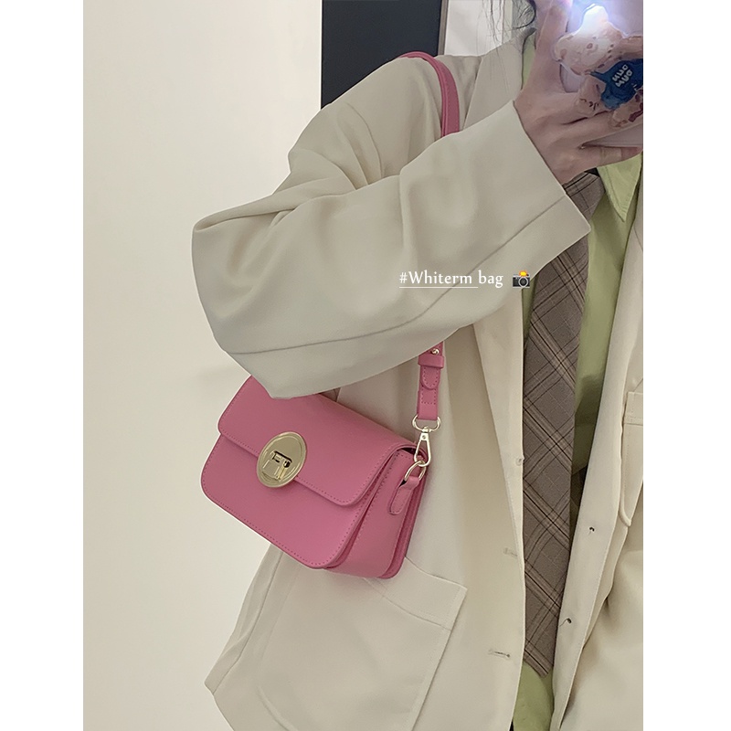 Suhao Niche Tekstur Tas Ketiak Wanita Musim Panas 2022 Baru Fashion Trendi Kecil Square Tas All-Match In Tas Bahu Messenger Tas