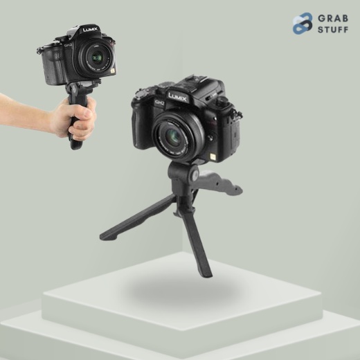 Tripod HP Mini Kaki 3 / Tripod HP Mini Murah Kaki 3 / Multifungsi Monopod Mini Foldable Folding Tripod Stand / Stan Kamera Monopod sekaliguas Tripod Kamera Mirrorless Bagus Minimalis Original Kuat / Monopod HP Kamera Mirrorless Handphone Smartphone Pegang