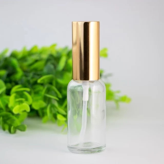 Receptacle Botol Spray Kaca Bening 50Ml / 100Ml