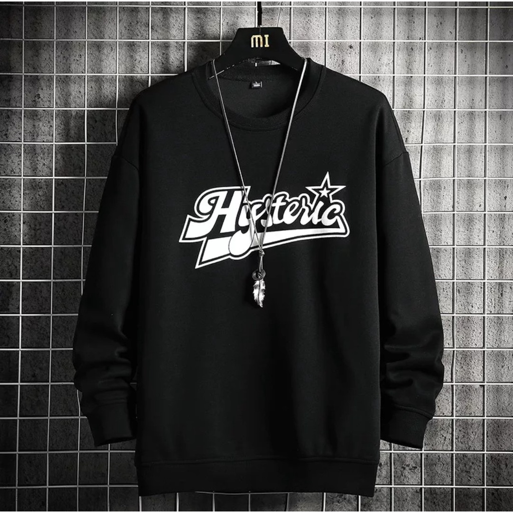 Sweater Crewneck pria/wanita GOOD termurah /bahan fleece lembut dan tebal Suwiter Sewiter Sweter Swater Suiter Switer Switter Jaket Distro Keren Terbaru Kekinian Remaja Dewasa Anime Korea-motif 2