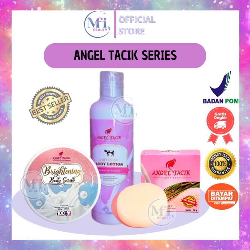 ANGEL TACIK WHITENING BODY LOTION HB SABUN BODY SCRUB BRIGHTENING ANGEL TACIK BPOM