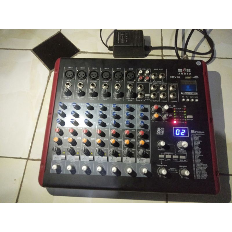 mixer audio  bob rmv 10 bekas