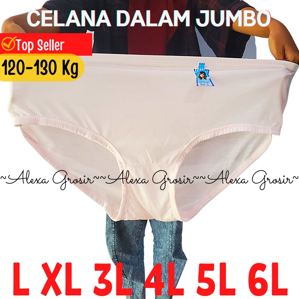 Celana Dalam Wanita Katun JUMBO SIZE / CD Jumbo / Bisa untuk Ibu HAMIL