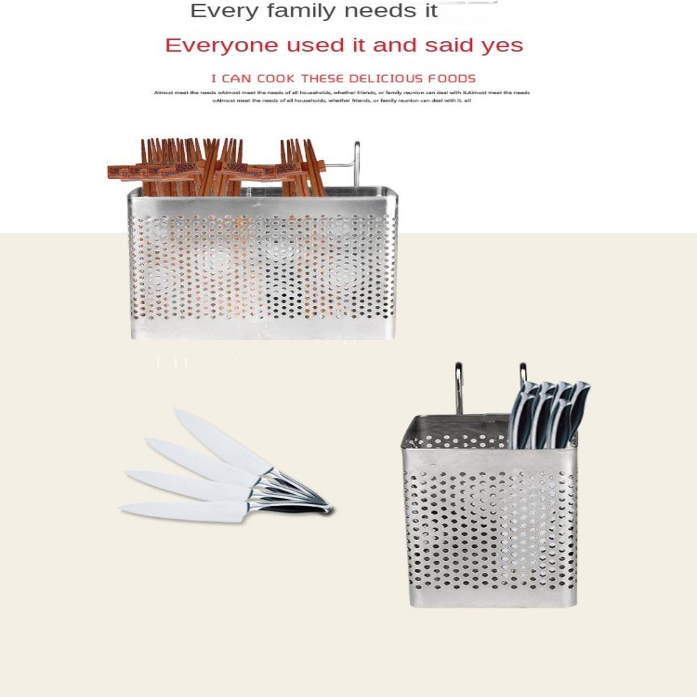 Tempat Sumpit Stainless Steel Nanas Tipe Gantung Kotak Penyimpanan Aksesoris Dapur Peralatan Masak Rak Organizer