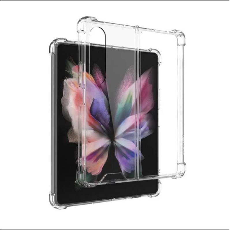 Case Samsung Galaxy Z Fold 4 Fold4 5G Casing PC Clear Hard Airbag