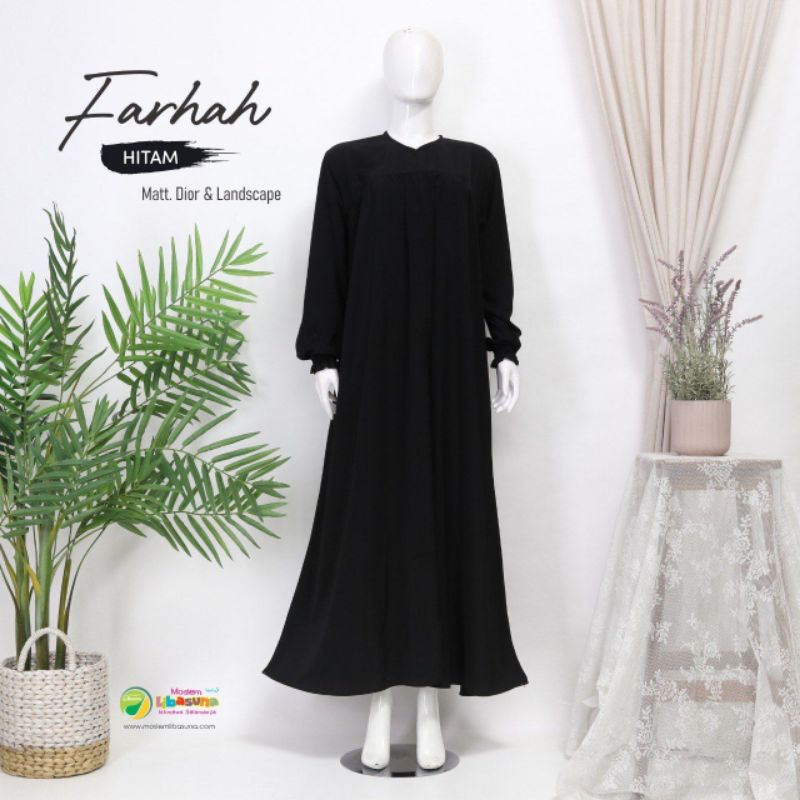 Gamis Dewasa Libasuna Farhah Series FREE JILBAB