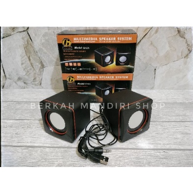 Speaker Pc  Mini Aktif Kabel USB Stereo