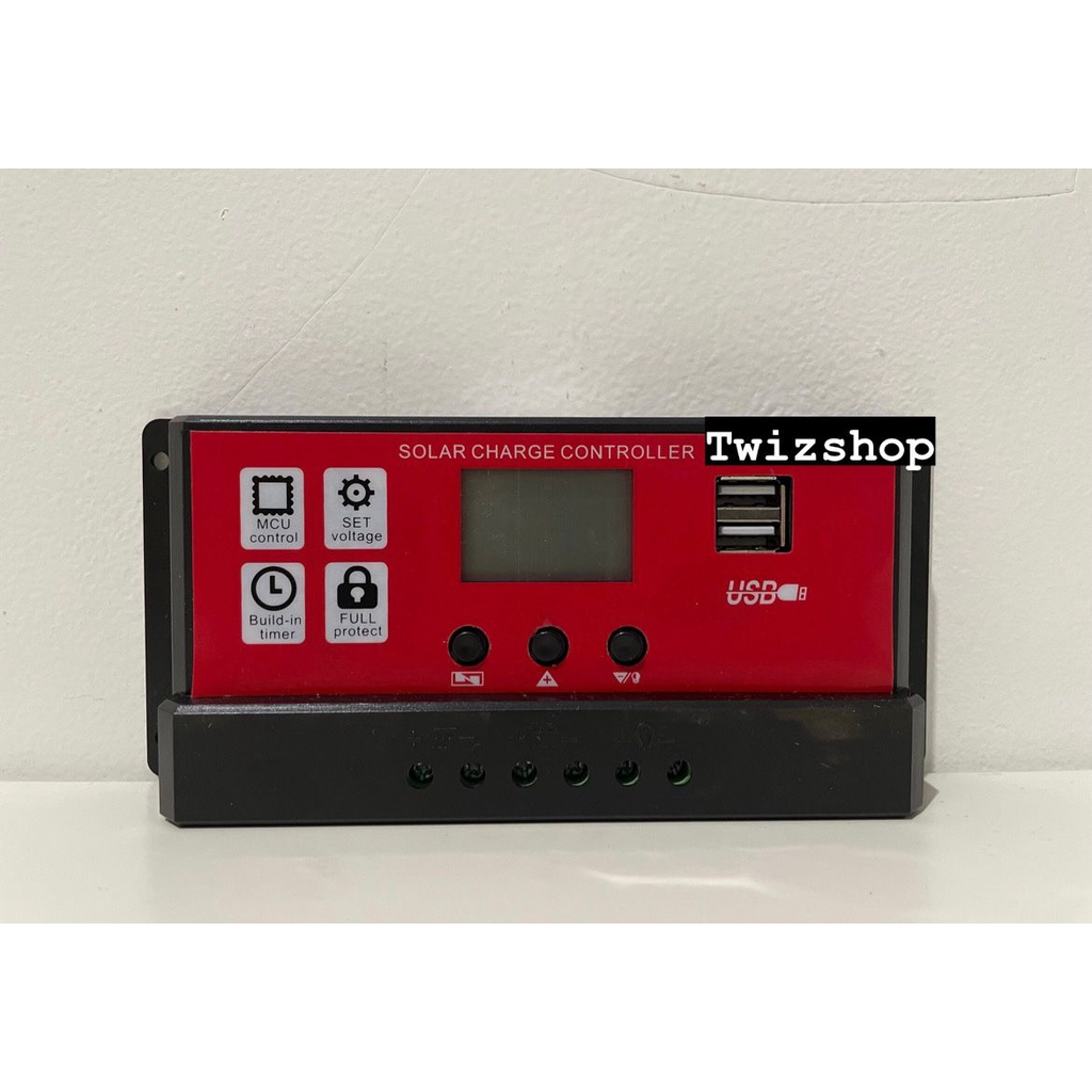 Solar Panel Charger Controller 20A Panel Surya 12V 24V Intelligent PWM