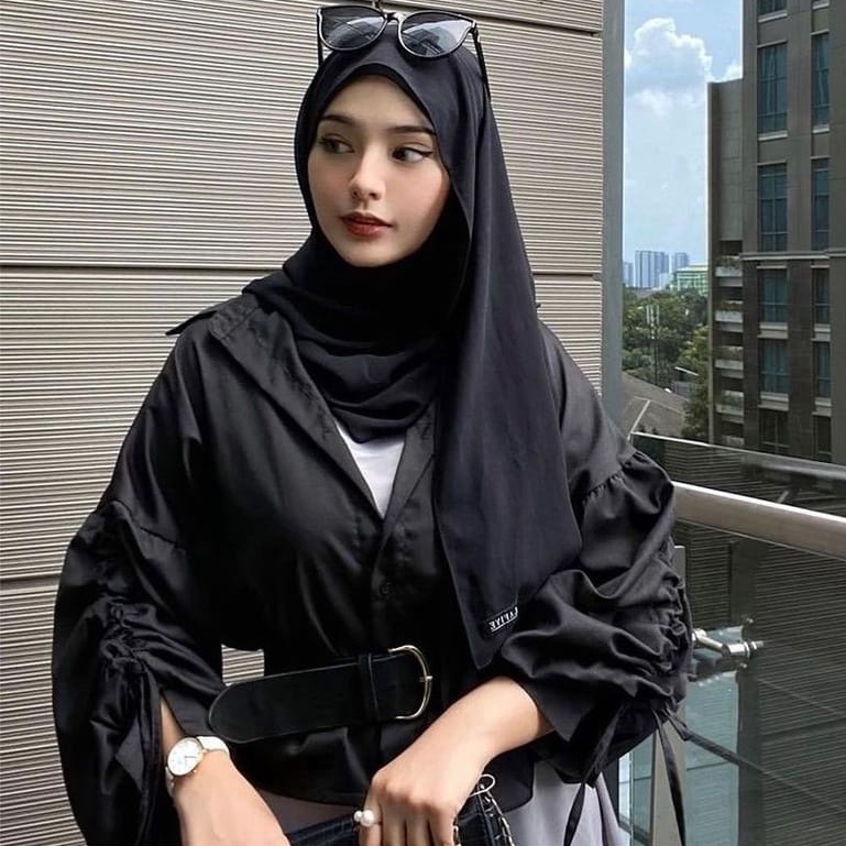 KEMEJA &amp; BLAZER LENGAN SERUT TOYOBO | JEMIMA BLOUSE | KEMEJA LENGAN SERUT OVERSIZE