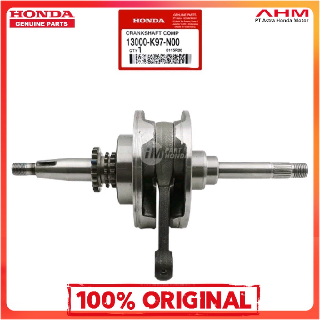 *Ori Ahm   Kruk Krek As Bandul Crankshaft ADV PCX 150 LED 13000-K97-N00 13000K97N00 Terjamin asli 10
