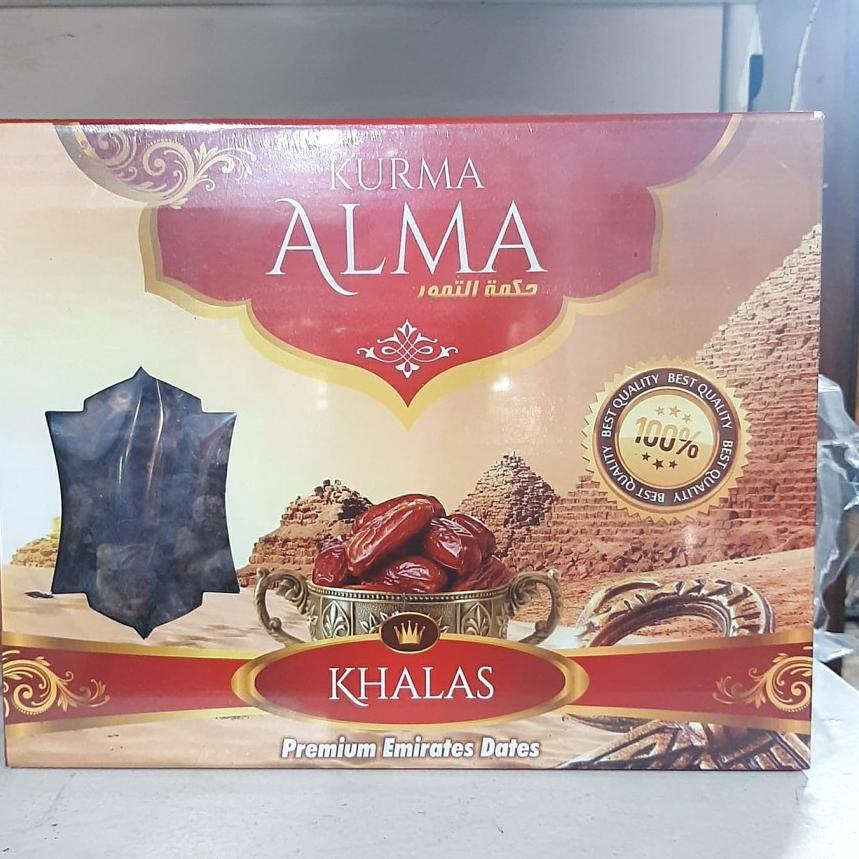

Big Sale.. Kurma Hikmah / ALMA Dates Kholas 900 gr LYS