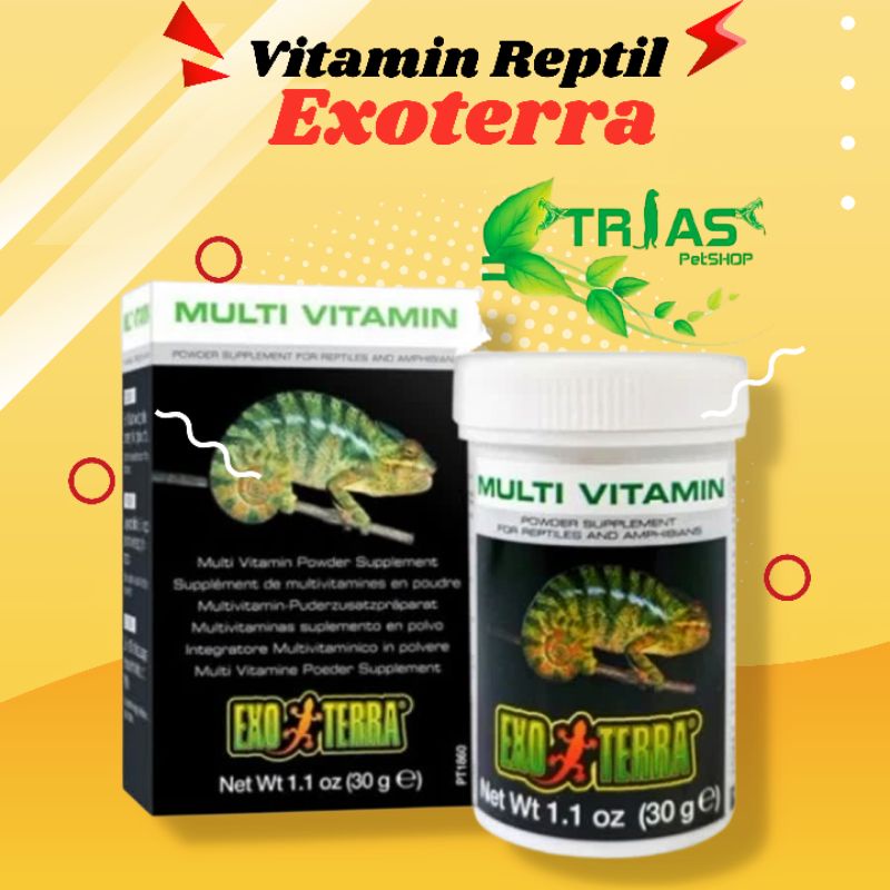 Jual Multivitamin Exoterra/VITAMIN REPTIL/VITAMIN IGUANA/vitamin reptil