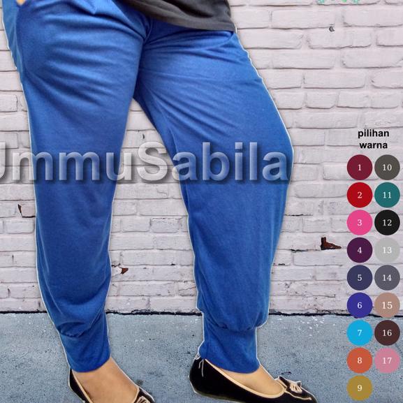 Celana Aladin/Celana Santai/Dalaman Gamis - Hitam