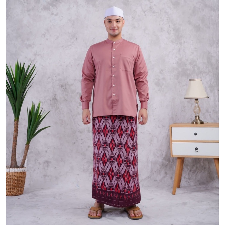 Sarung Goyor Printing Super Babagaf Motif C Sarung Rayon Pria Dewasa Fashion Muslim Sarung Santri