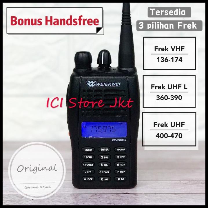 Radio Ht Weierwei Vev 3288S Vhf (Garansi Resmi)