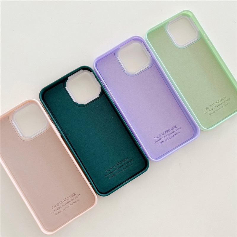 Soft Case TPU Motif Lukisan Minyak Gunung Salju Warna Permen Untuk IPhone 14 13 12 11 Pro Max