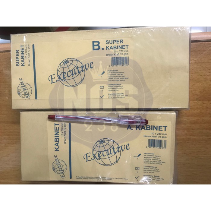 

Star Amplop Coklat Super Kabinet/Kabinet Isi 100Lembar Murah