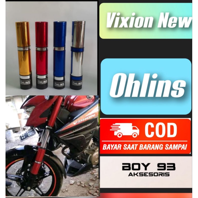 Cover Shock Variasi Vixion Old dan New Atas bawah