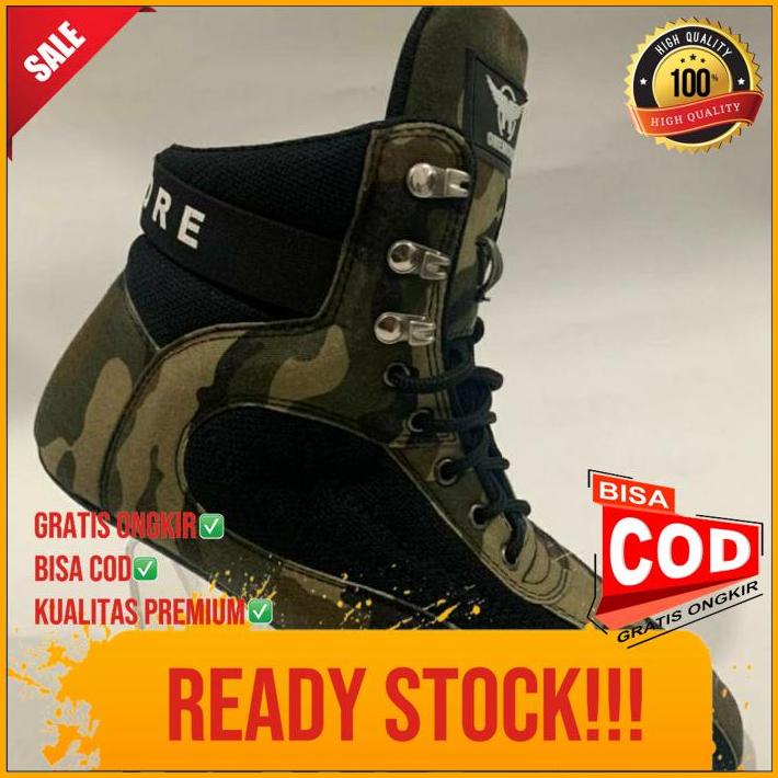 Onemore Sepatu Olahraga Fitnes Fitness Gym Mma Boxing Shoes Murah