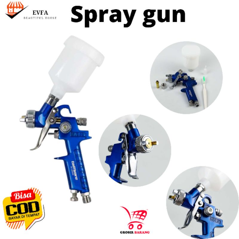 taffware profesional spray gun nozzle HVLP air brush