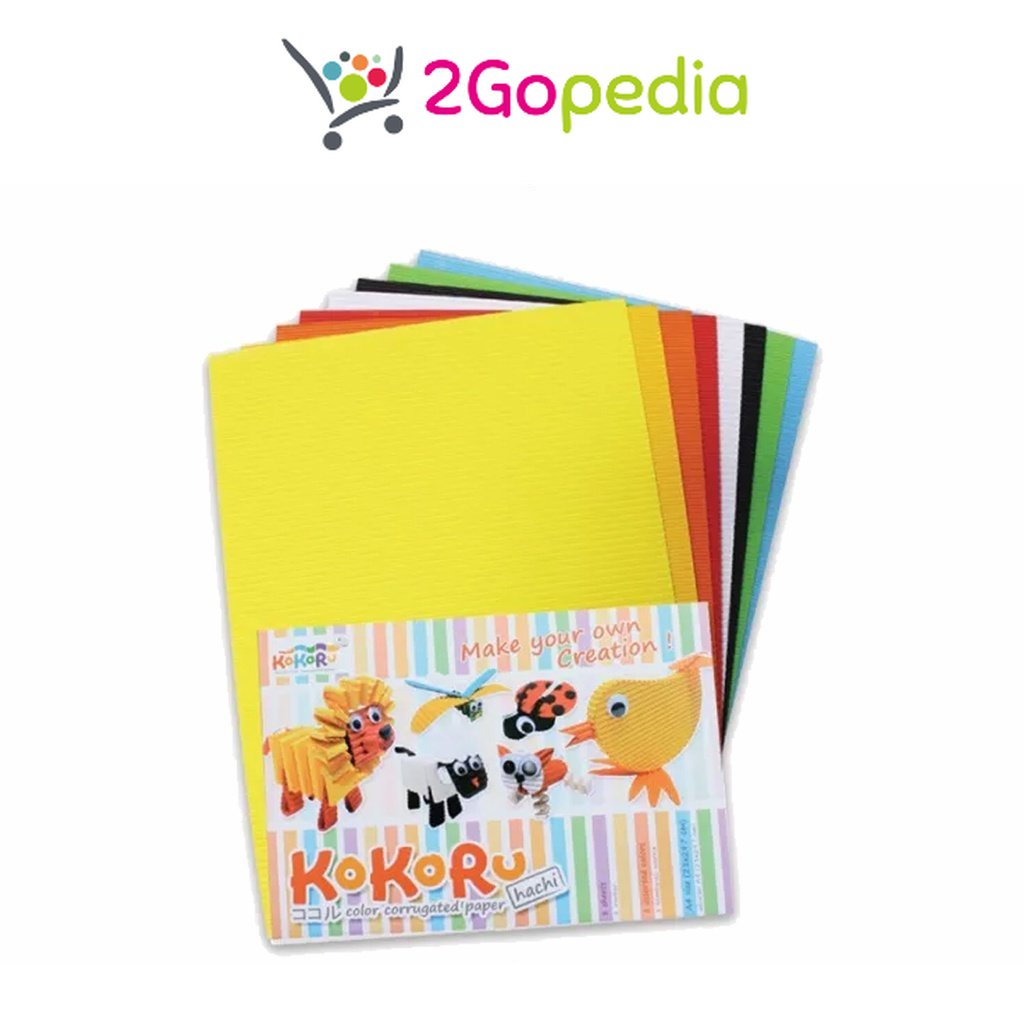 

Kertas Kokoru Bergelombang A4 Hachi, Hachigo, Haciro Grosir Murah Atk