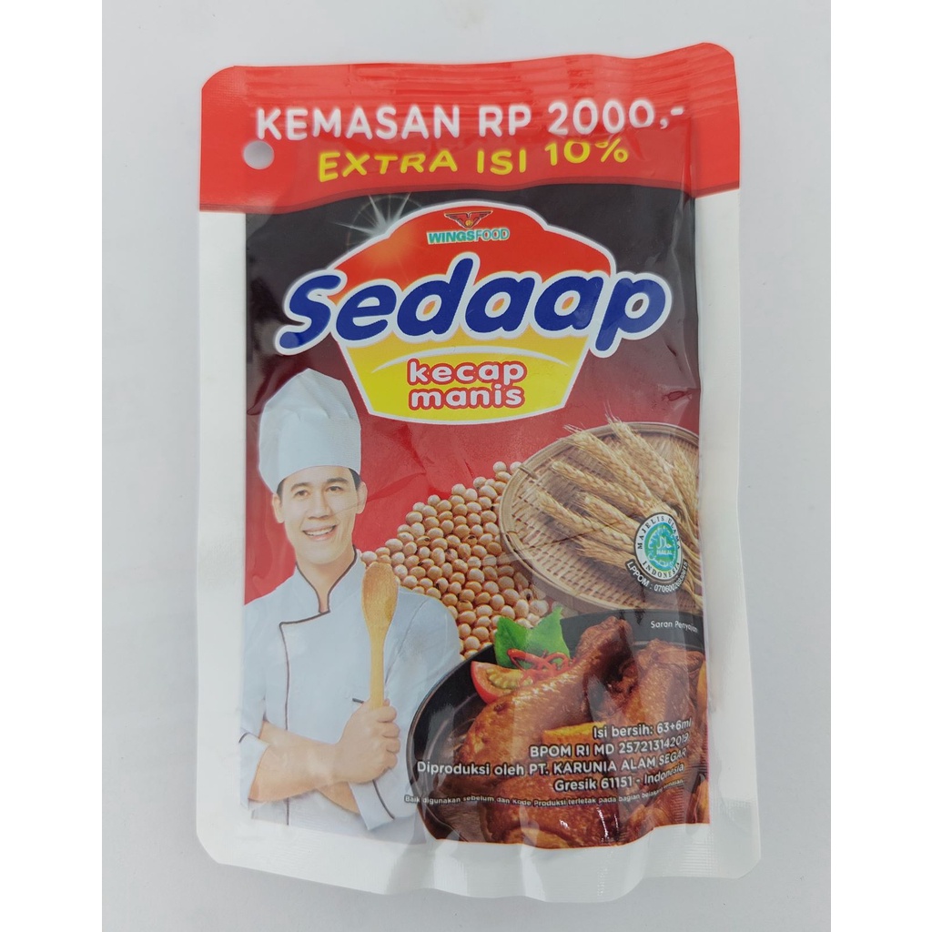 

Sedaap Kecap Manis ( Paket Isi 5x63ml ) Kecap Manis / Sedaap Kecap Manis 2000