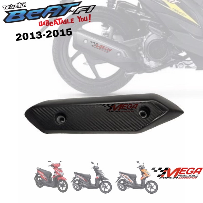 TUTUP COVER TAMENG KNALPOT BEAT FI 2013-2015 Super Premium By Rabbit_Racing