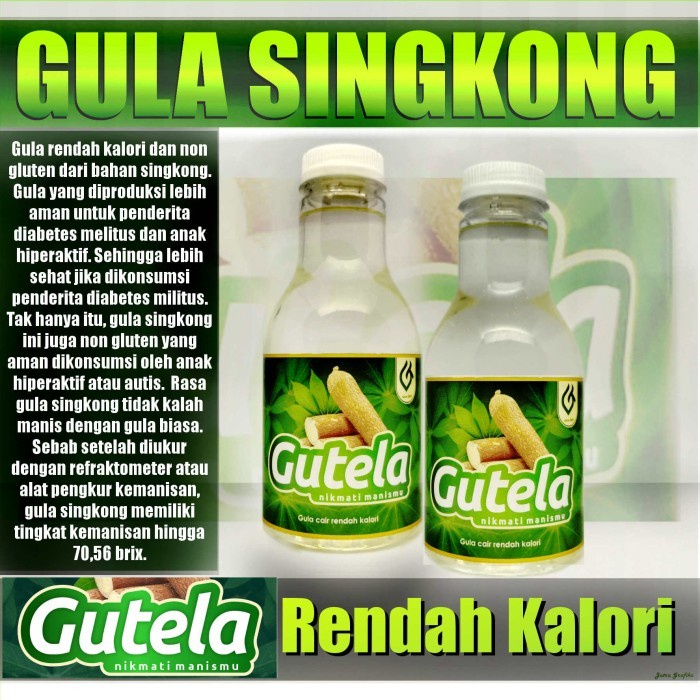 

GUTELA Gula Ketela Cair Rendah Kalori 100% ASLI BANJARNEGARA