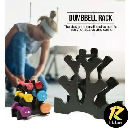 Rak Rack Stand Holder Peyangga Dumbbell Dumbell Barbel Home Gym