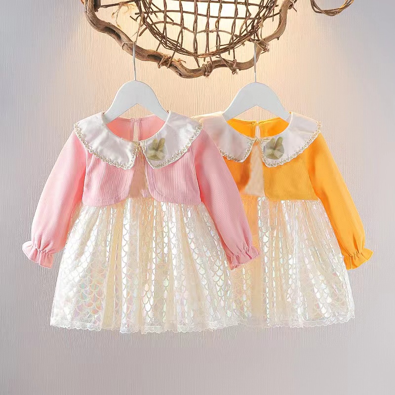 【Baru Datang!!!】(0-6 Tahun )QZ-112 Dress Anak Cewek Elegan premium TERMURAH
