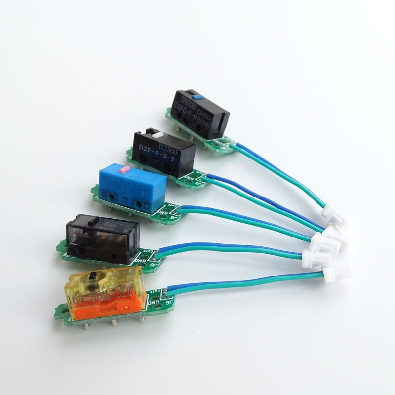 Btsg 2pcs/pasang Mouse Micro Switch Tombol Papan Lingkaran 80M 50M 10M Klik Untuk Seumur Hidup Untuk G900 G903 G903 Hero Mouse