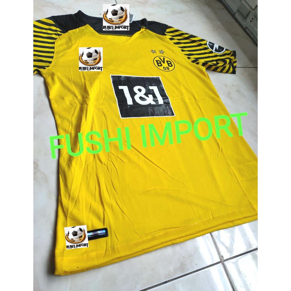 PLAYER ISSUE DRY CELL - JERSEY BOLA DORTMUNDD HOME 2021-2022 EVOKNIT HQ