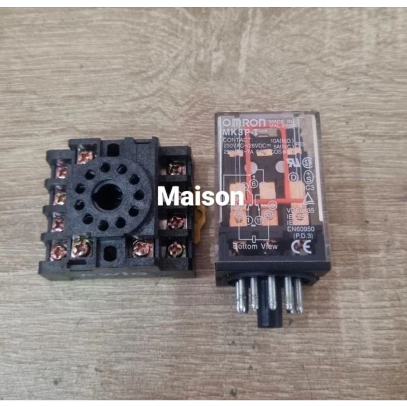 Omron relay MK3P-I 220vac plus socket MK3P 220V