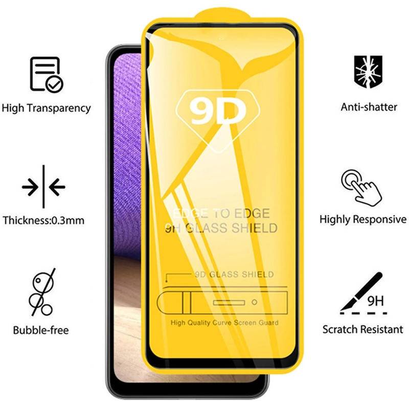 Pelindung Layar Tempered Glass 9D Untuk OPPO Realme 9 8 7 6 Pro 9i 8i 9 Pro Plus 4G 5G Realme C21Y C25S C21 C3 C35 C25Y