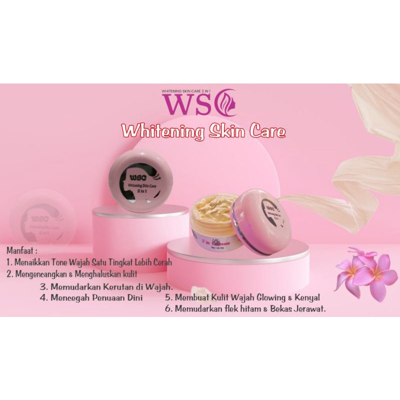 Agen Resmi Cream WSC 2 in 1 WSC PREMIUM QUALITY  BPOM Pastikan Beli Yg Ori !! Cream WSC Original