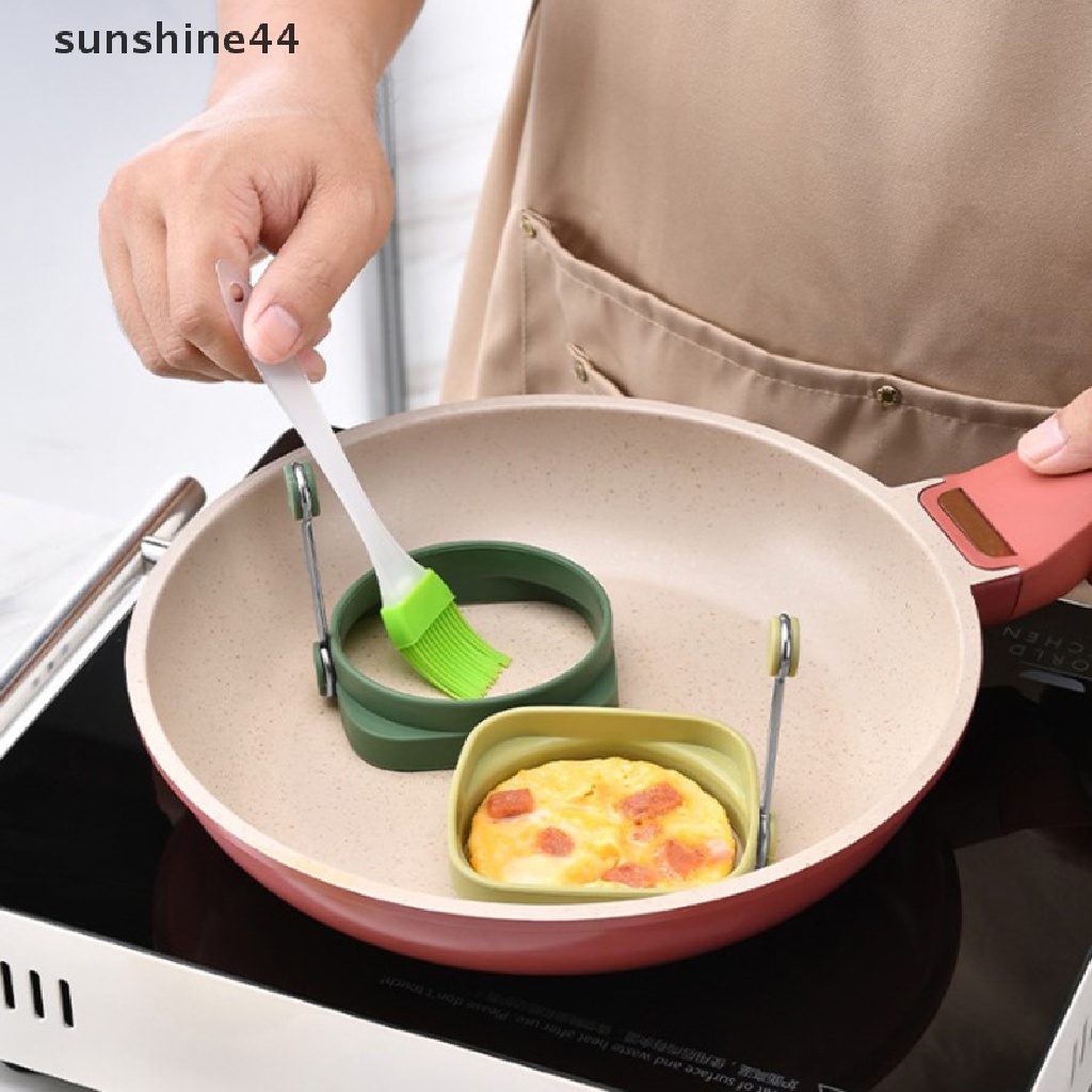 Sunshine Cetakan Pancake / Telur Bentuk Cincin Bahan Silikon