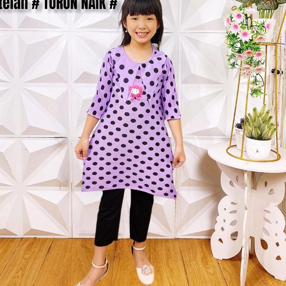 JO KIDS-BAJU STELAN TURUN NAIK ANAK 2- 9 TAHUN/SET TURUN NAIK VIRAL/BAJU VIRAL TURUN NAIK ANAK PEREM