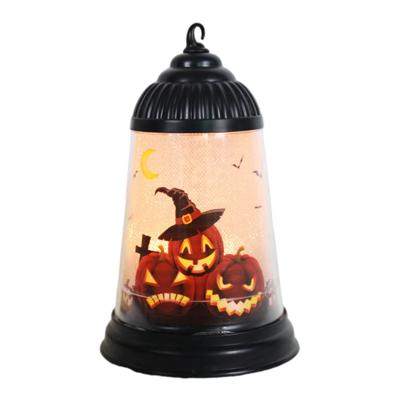 Lampu LED Bentuk Labu Hantu 3 Gaya Untuk Dekorasi Halloween