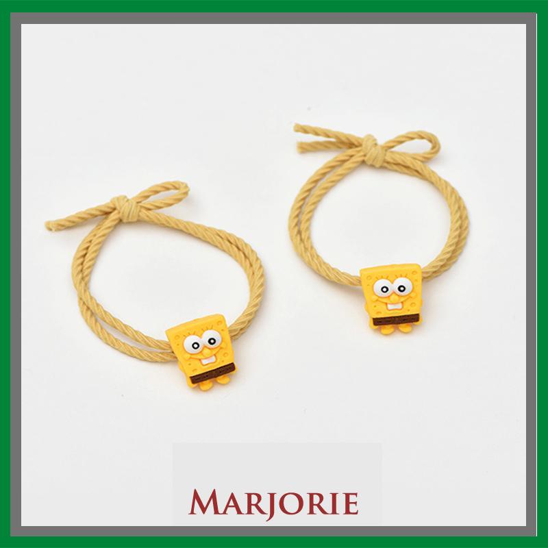 2 Pcs/set Lucu Kartun Magnet Menarik Pecinta Gelang Ikat Rambut Penggunaan Ganda Tali Rambut Hiasan Kepala Perhiasan - SD-MJD