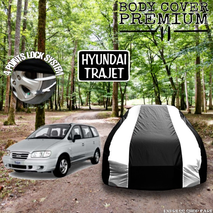 [COD] Sarung Mobil Hyundai List Silver Body Cover Penutup Trajet Premium / Perlengkapan Variasi Mobi