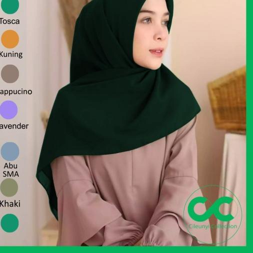 Segi 4 Wolfis Grade A 115 X 115 Cm Jilbab Segi Empat Wolpeace Syar'i