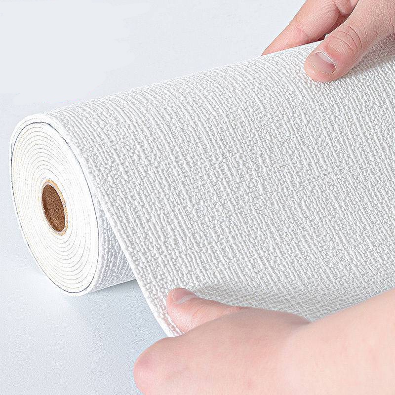 Wallpaper Linen Foam - Wallpaper Dinding Kamar Tidur - Wallpaper Line 3D - Wallpaper Busa Foam 3D - Wallpaper Kedap Suara - Wallpaper Stiker Dinding - Wallpaper Elgant Polos