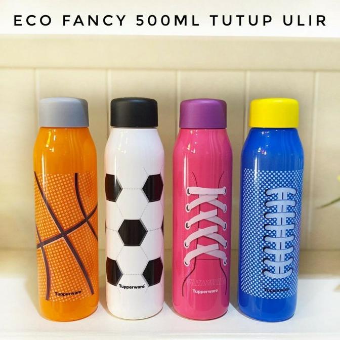 

Tupperware Fancy Bottle 500ml 1pcs botol minum tutup ulir