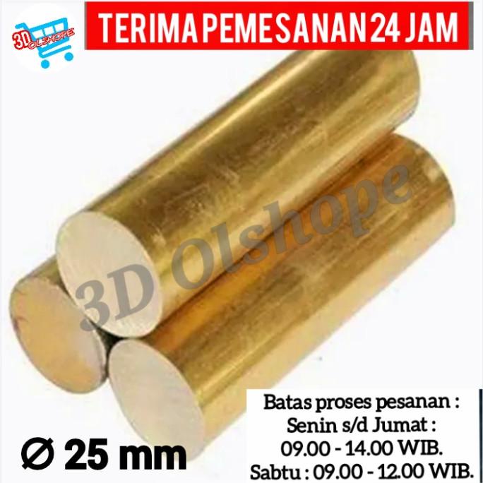 As Bulat Kuningan 25 mm X 250 mm